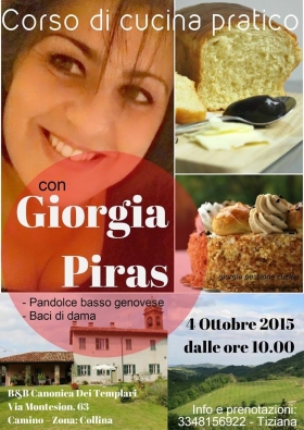 Corso di cucina pratico con Giorgia Piras - Canonica dei Templari